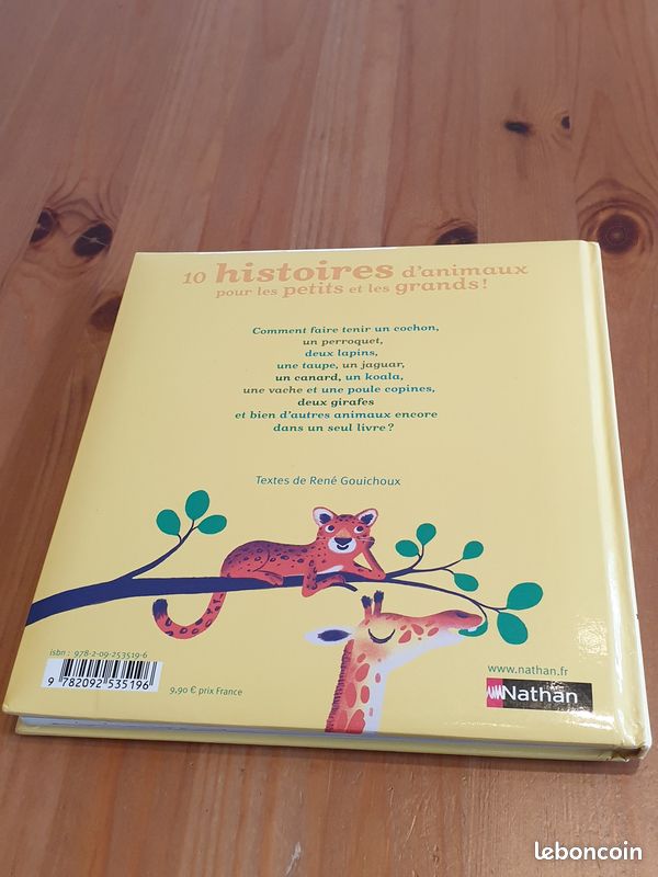 Livre "Toutes mes histoires d'animaux préférées" (Nathan) (image 2)