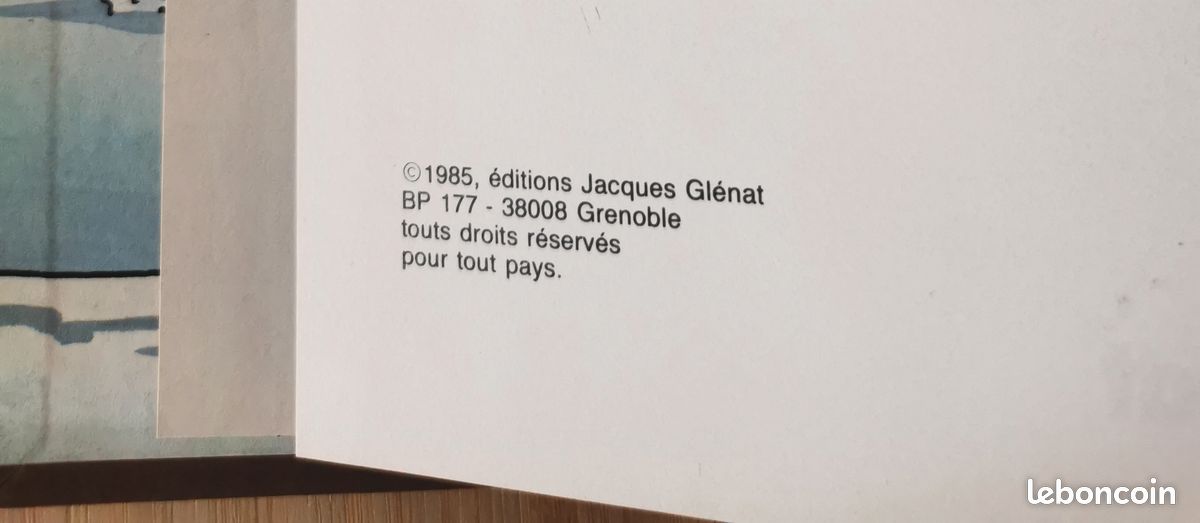 Grimion gant de cuir t2/le corbeau blanc - eo 1985 (image 2)