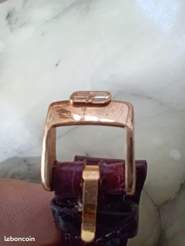 Bracelet de montre Emile Péquignet 12mm en crocodile véritable bordeaux - Neuf (image 13)