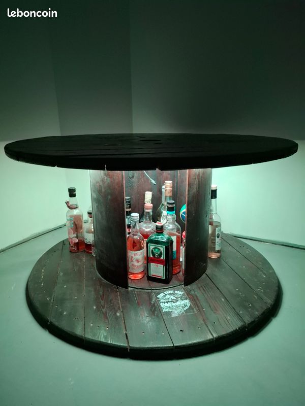Bar/table Tourret éclairé (image 1)