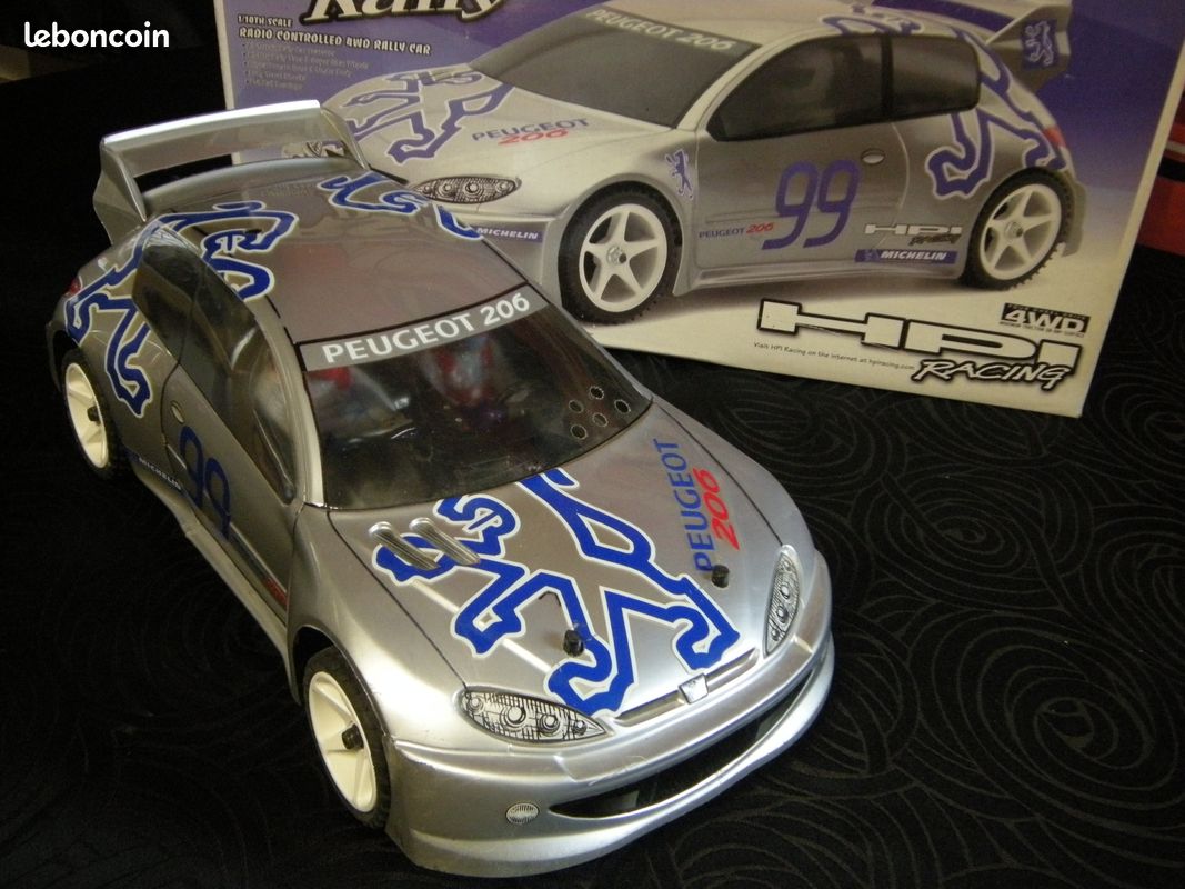 Hpi peugeot 206 rs4 rally - Modélisme