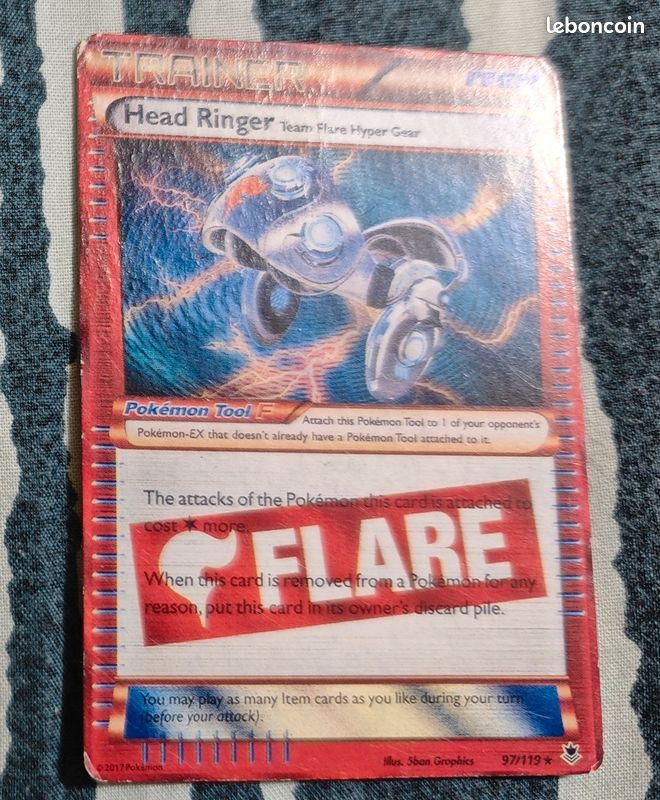 head ringer pokemon card Head Ringer Holo Phantom Forces 97/119, NM Pokemon Card