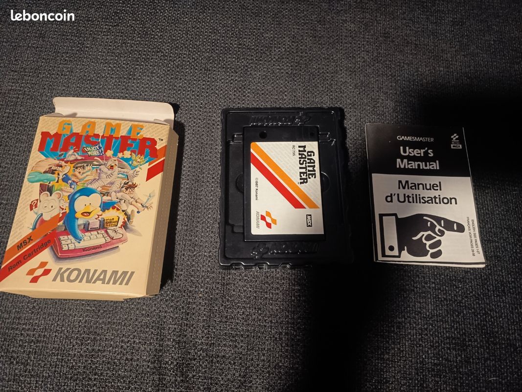 Master Games Sur MSX – Grand Boîtier K7 Avec Notice – Rare – UK