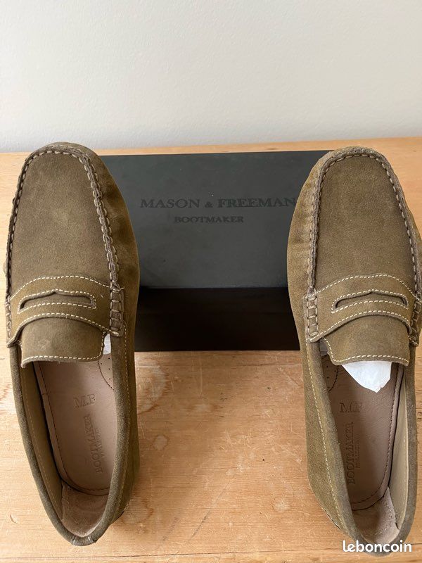 Mocassins Vintage En Cuir Marron J. Beltran - Pointure 44, Très Bon état D'occasion, Fabrication Espagne