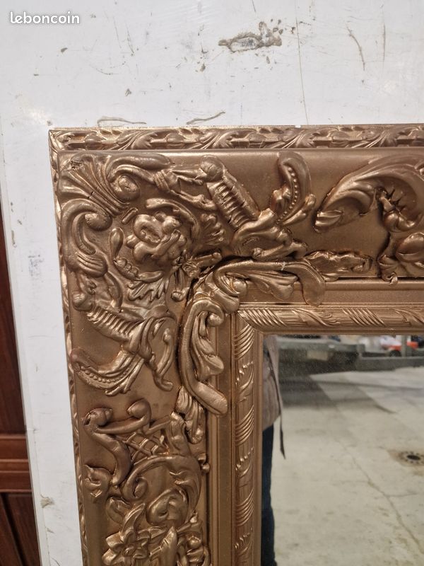 Superbe miroir en platre 1m 30 de hauteur sur 96 cm de largeur (image 4)