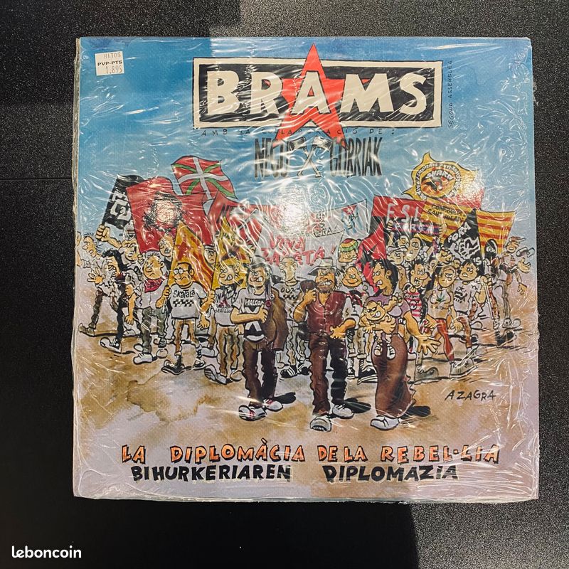 Vinyle Brams Amb La Col·laboració De Negu Gorriak – La Diplomàcia De La Rebel·lia / Bihurkeriaren Diplomazia (image 1)