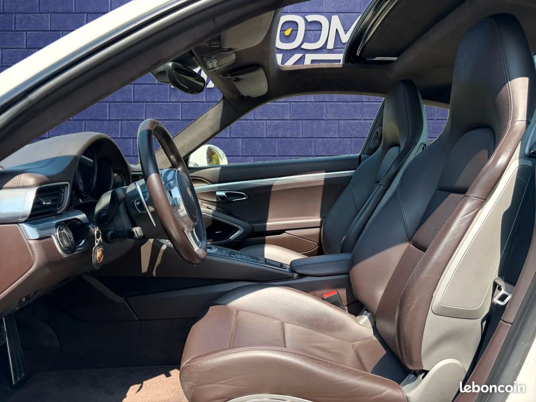 PORSCHE 911 (991.1) Coupe 3.8 400ch Carrera S PDK - Sport Chrono Plus - Cuir étendu - TO - Echappement sport (image 9)
