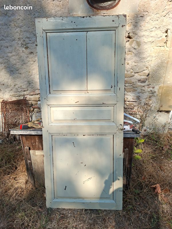 Lot de 3 anciennes portes de placard (image 3)