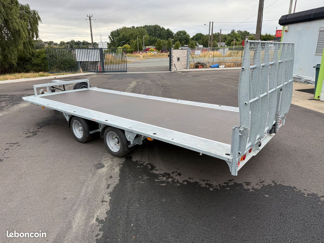 đ remorque plateau basculant ifor williams tb5021 â 3t5 â porte voiture / porte engin â appro utilitaires (image 5)