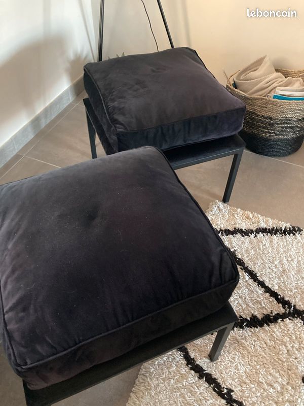 Pouf velours (image 2)