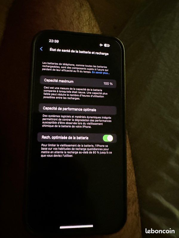 IPhone 14 pro max noir 128 g neuf (image 5)