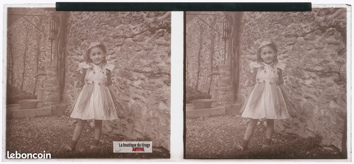 FEMME ARTISTIQUE D APRES PLAQUE PHOTO STEREO.6