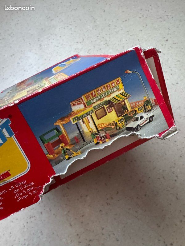 Boîte De Jeu Majorette Majokit #737 Station Service - Sous Blister Vintage