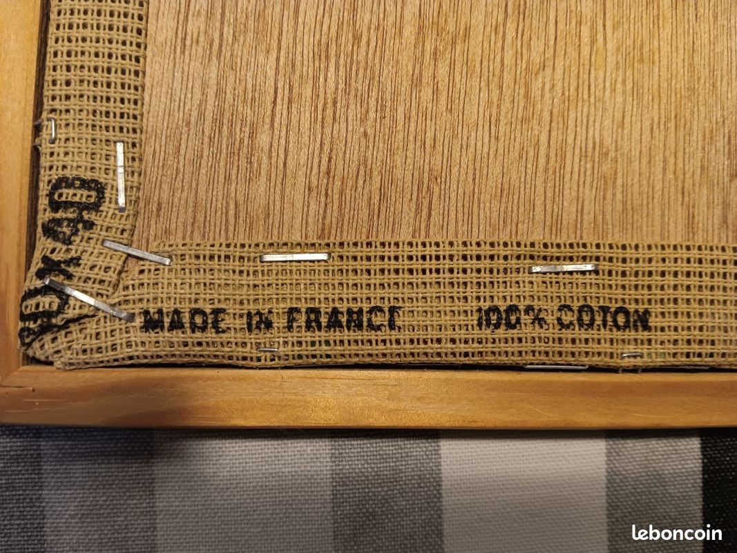 Coupon De Tissu Vintage Tintin (Hergé, 1994) - 65x86 Cm - Coton, Motif Personnage - Jaune - Parfait état