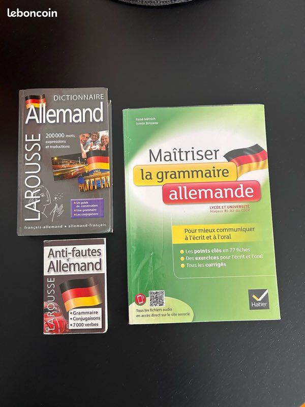 Livre grammaire allemande (image 1)