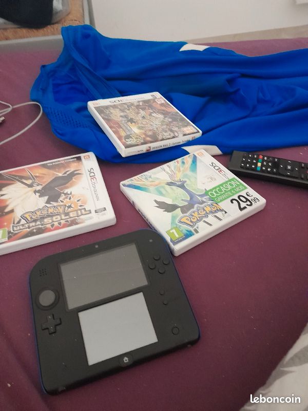 Nintendo 2ds plus 3 jeux (image 1)