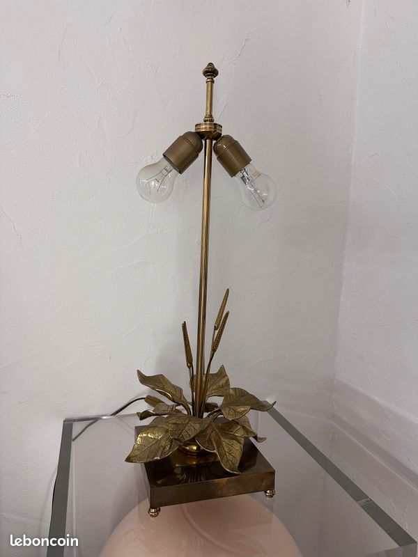Lampe laiton attribuée à Maison Charles (image 1)
