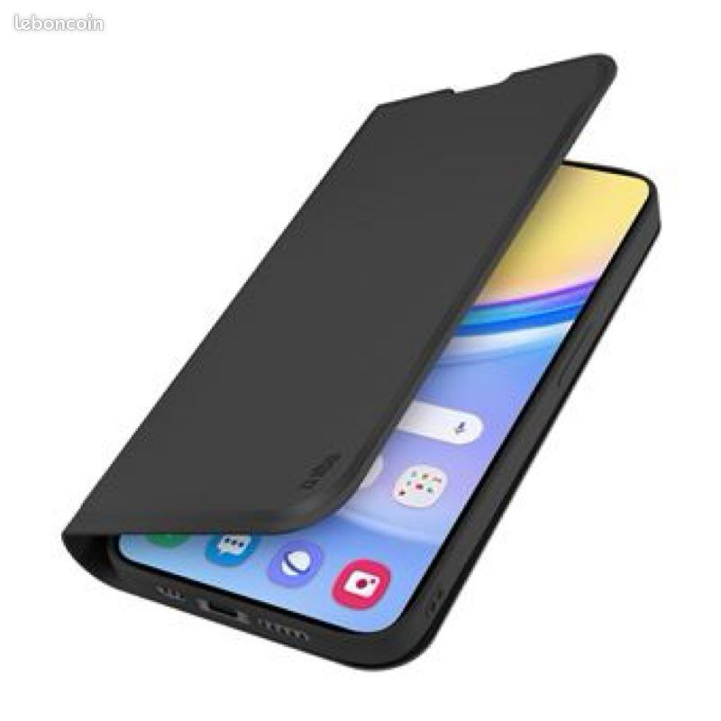 Etui Wallet Smooth pour Samsung Galaxy A16 Noir (image 3)