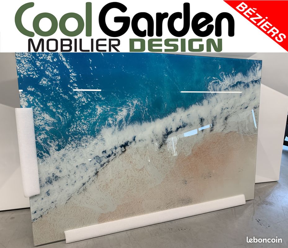 Tableau mer plage plexi (image 1)
