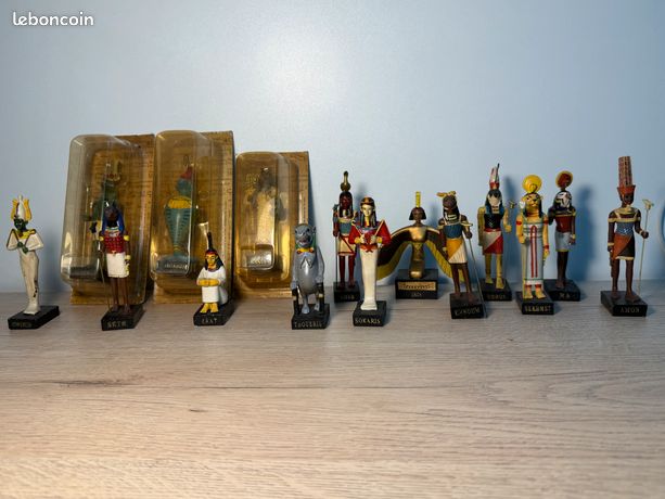Figurines Collection Hachette - Les Dieux De L'Égypte Ancienne - Résine - Occasion