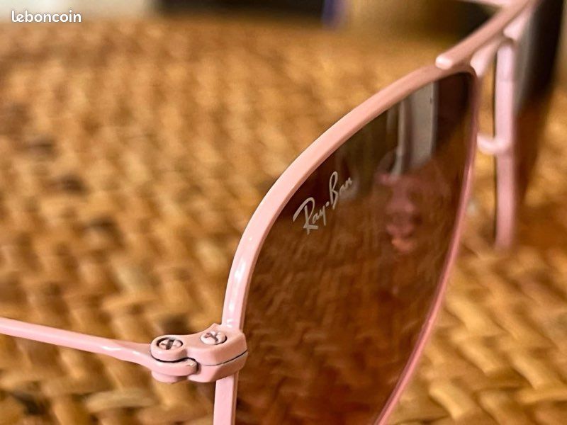 Lunettes enfant pilote Ray-Ban, parfait état Roses sandyanne83 (image 8)