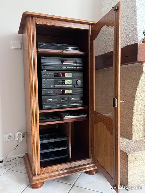 Meuble HIFI en chêne massif (image 2)