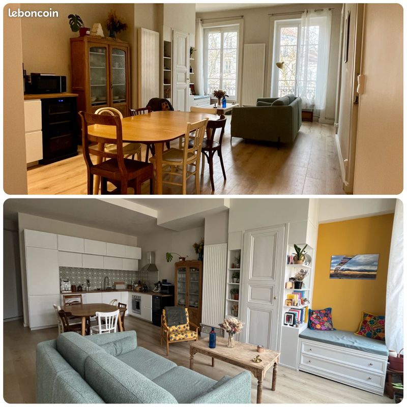 Appartement 2 pièces 57 m² · à Lyon · 56,5 m² · 1 110 €/mois