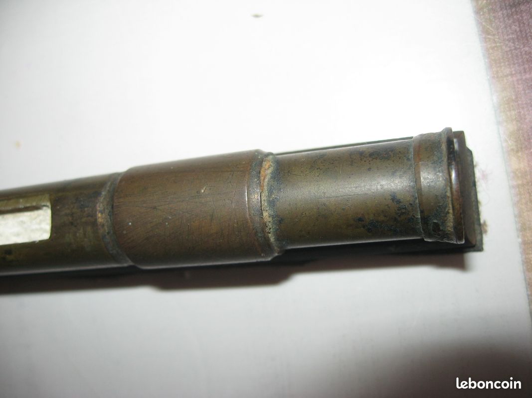 Ancien Niveau à Bulle En Bronze - Outil De Mesure Vintage 43 Cm