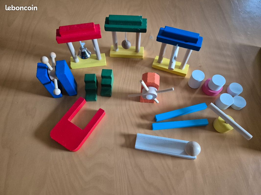 Domino jeux de construction bois (image 4)