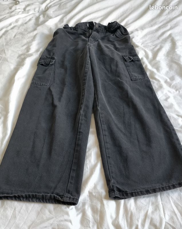 Jean noir cargo 15 ans (image 1)