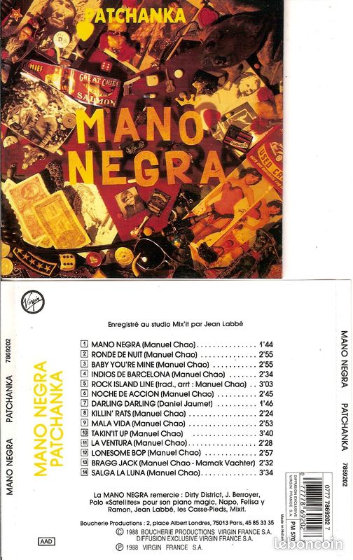 MANO NEGRA Patchanka (image 1)
