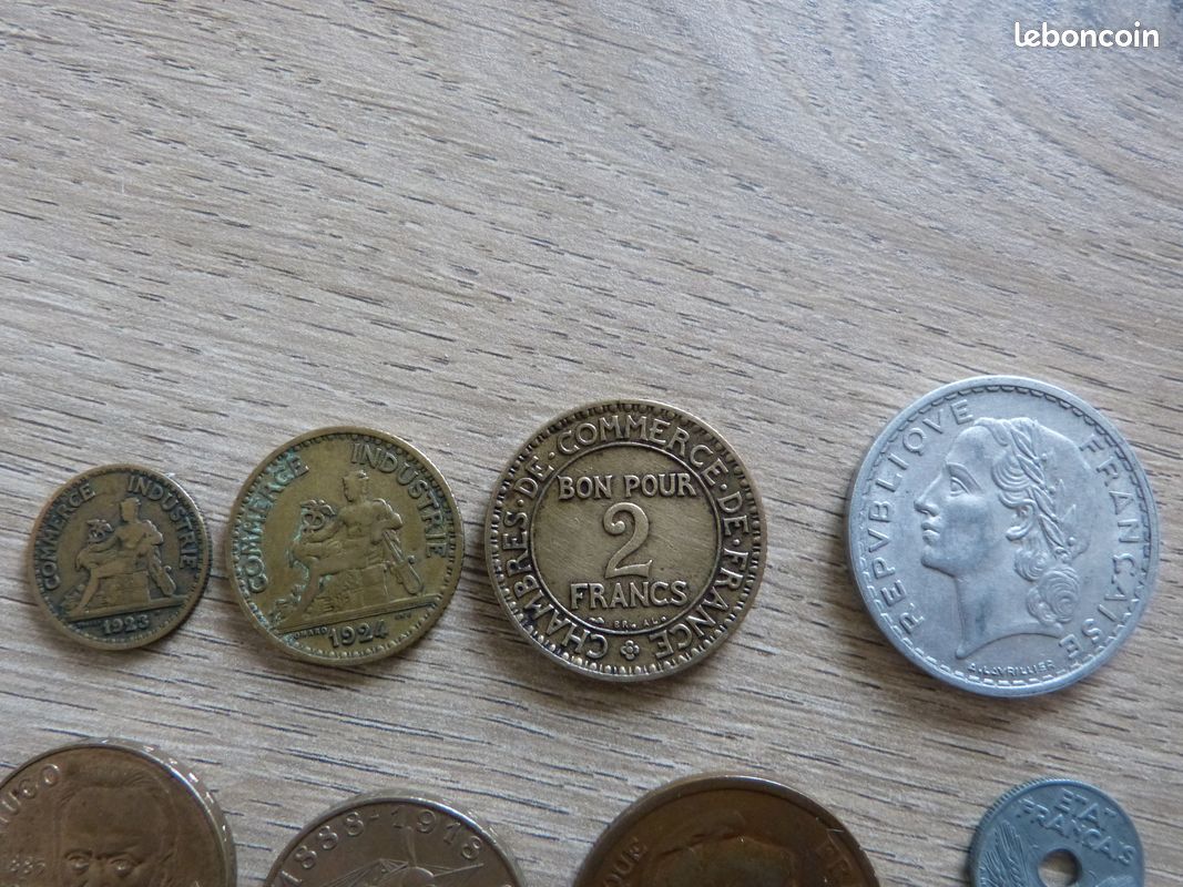 Lot anciennes pièces françaises en franc (image 11)