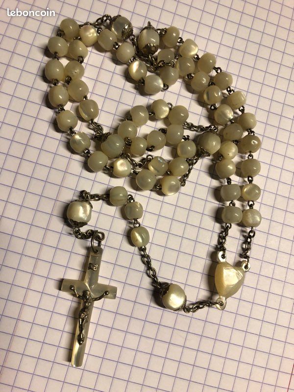 Chapelet en nacre ancien (image 3)