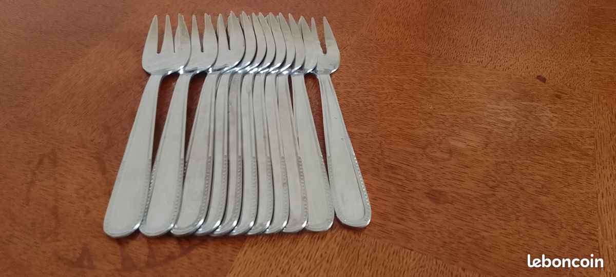 Fourchettes à huîtres inox (image 1)