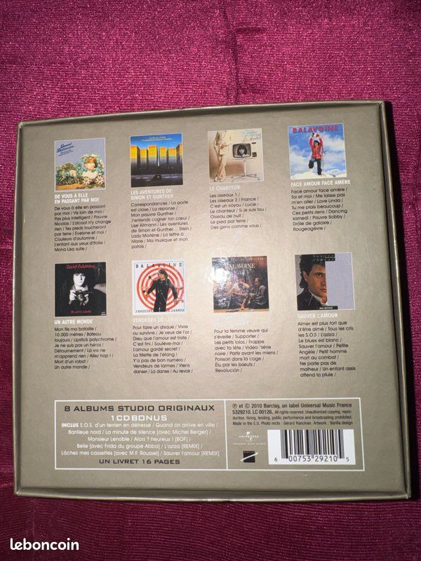 Intégrale des albums originaux - Édition 25è anniversaire [Coffret 9CD] (image 2)