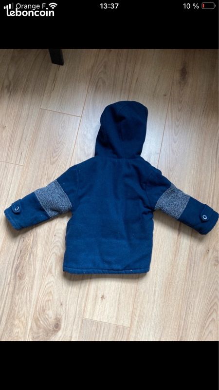 Manteau à capuche 18 mois (image 3)