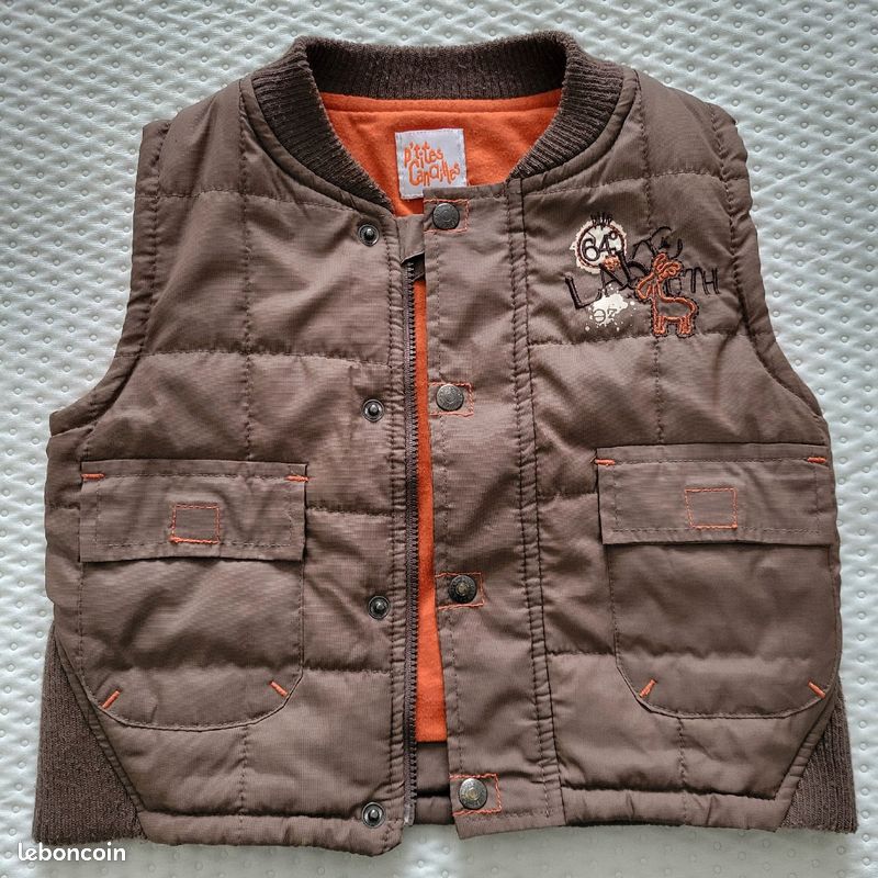 Gilet garçon 2 ans manches courtes (image 1)
