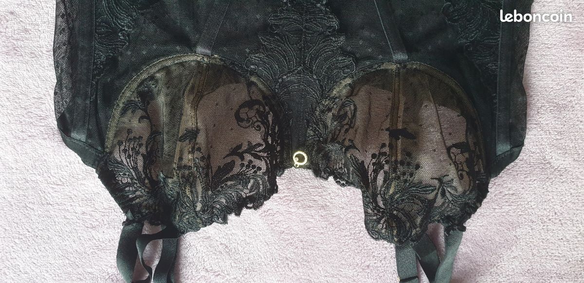 Guêpière noire 95C Aubade (image 3)