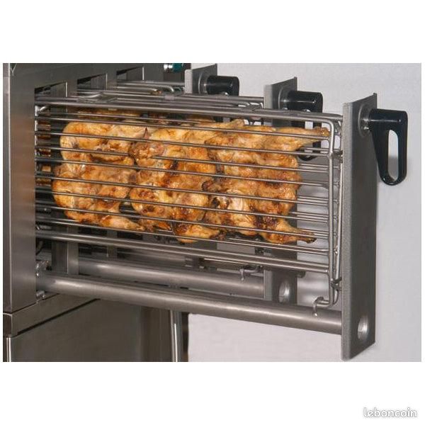 PROMO GRILL VERTICAL GRESILVA 3 BRAS – Rôtir, Braiser, Griller, Crapaudine | Haute Performance, Qualité Supérieure | Idéal Rôtisserie, Restaurant, Boucherie, Snack, Supermarché, Hôtel (image 2)
