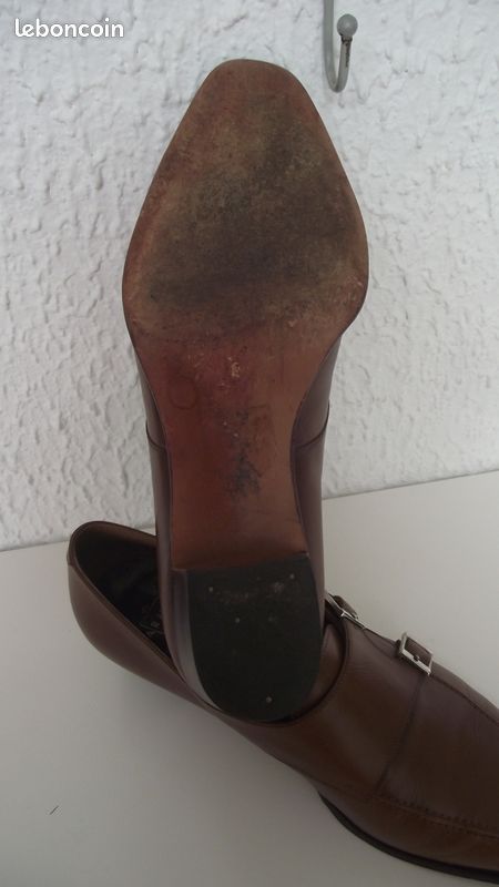 CARMINA SHOES MAKER TROTTEUR FEMME DOUBLE BOUCLES MARRON TAILLE 37 top (image 10)