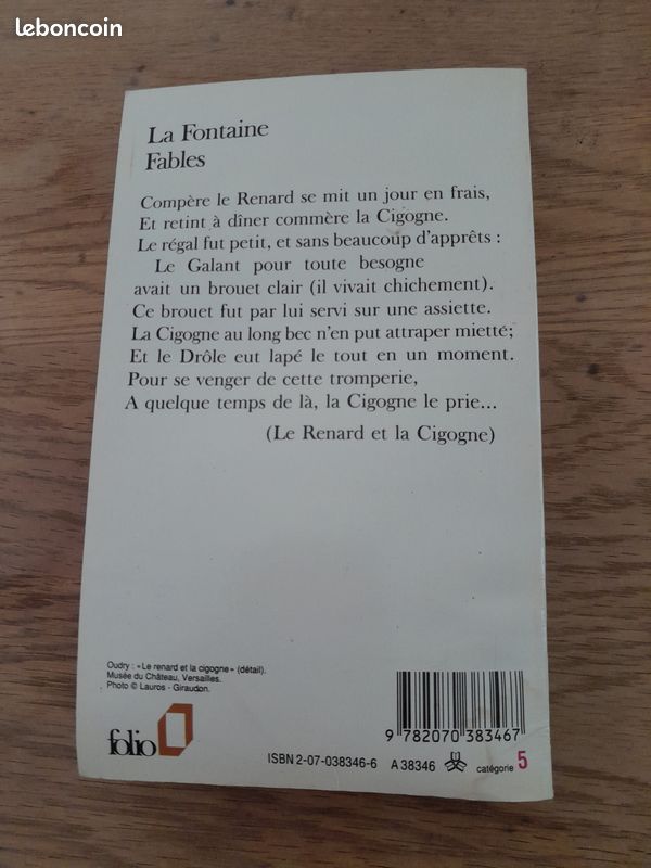 Fables de Jean De La Fontaine.Edition présentée par Jean-Pierre Collinet (image 2)