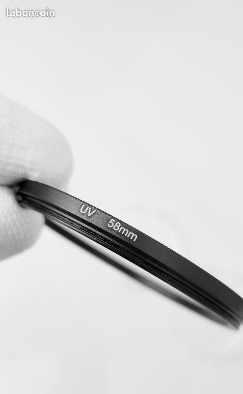 Filtre UV 55 Mm Avec Boîte - Protection Objectif Photo Universel Nikon Canon Sony - Bloque Rayons UV