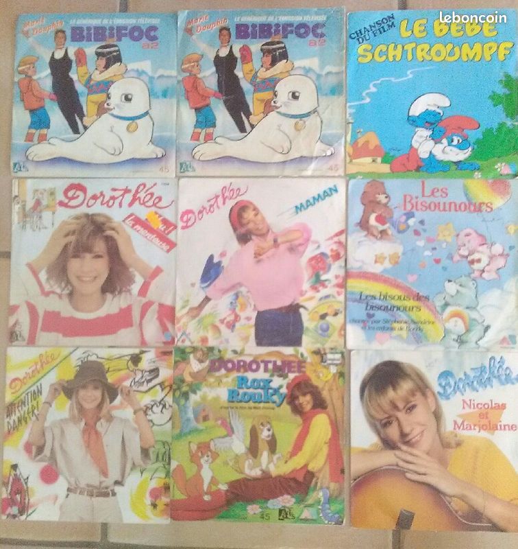 Vinyle 45 t enfants années dorothe (image 1)