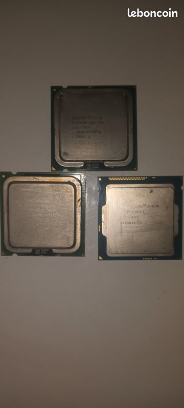 Lot De 13 Processeurs Intel Pentium Et Core 2 Duo Socket 775 - Occasion
