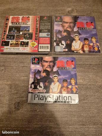 Jeu PS1 Tekken 2 Disque Seul Version FR Black Label
