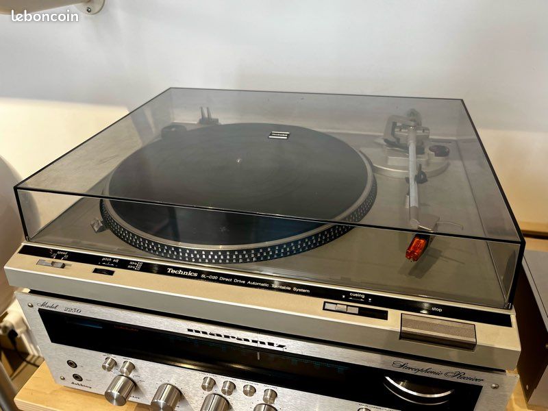 Platine Vinyle Vintage Silver SL 5050 - À Réviser - Entraînement Direct - Pièces Détachées