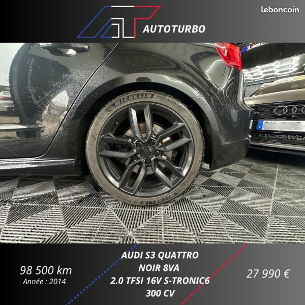 Audi S3 SPORTBACK 2.0 TFSI 300CH Garantie 12 mois QUATTRO S TRONIC 6 (image 19)