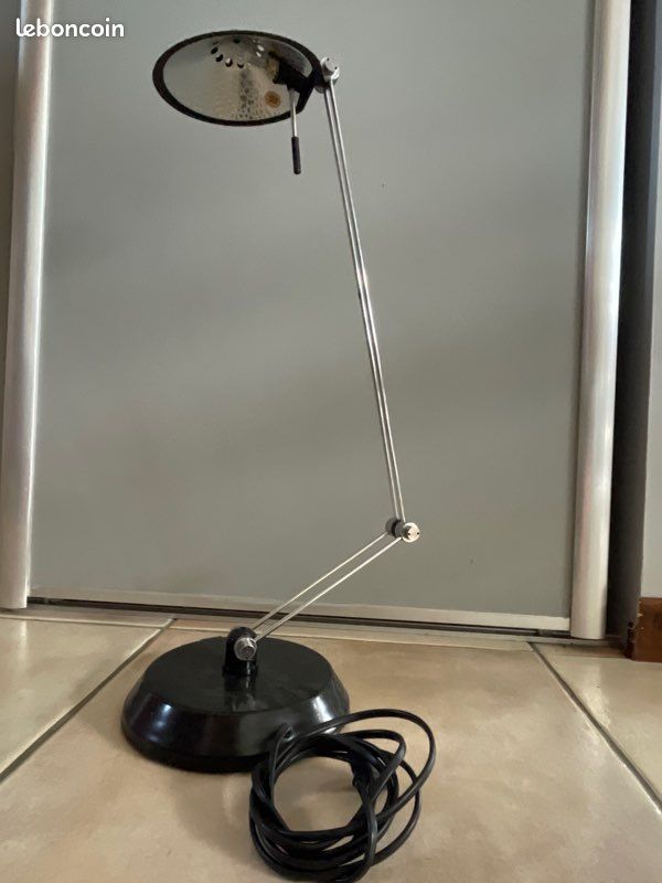 Lampe vintage Aluminor (image 1)