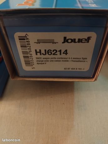 Wagon Jouef Porte-conteneur TRANSALLIANCE HJ6214 – NEUF