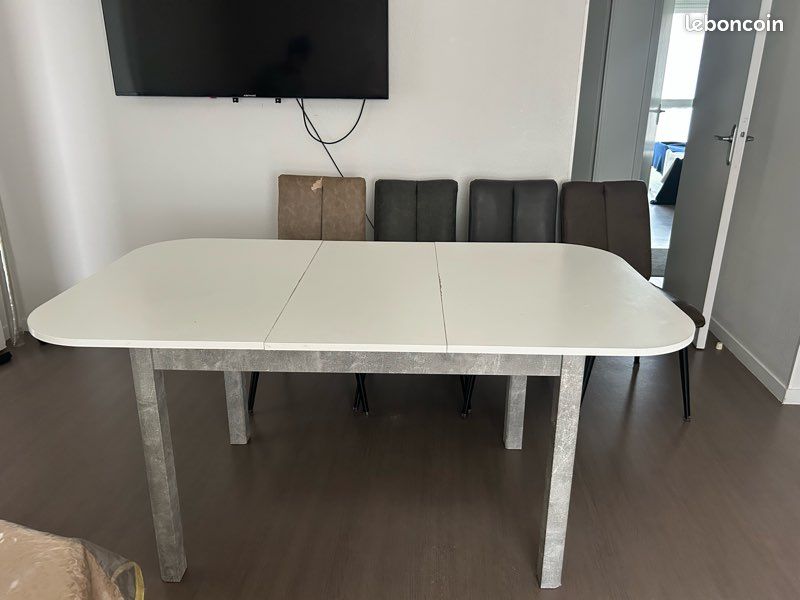 Table extensible avec 6 chaises (image 11)
